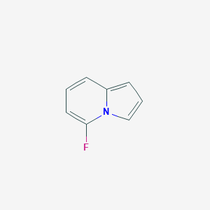 molecular formula C8H6FN B13657958 5-Fluoroindolizine 