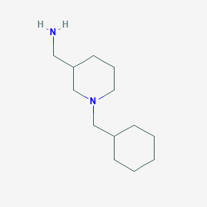 molecular formula C13H26N2 B1365797 (1-(Cyclohexylmethyl)piperidin-3-yl)methanamine 