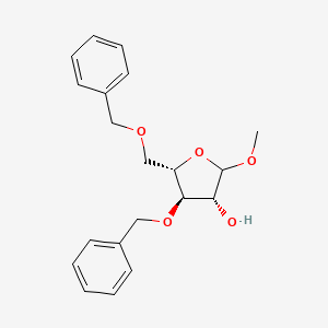 molecular formula C20H24O5 B1365798 Methyl 3,5-di-o-benzyl-l-arabinofuranoside 