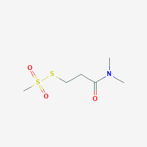 molecular formula C6H13NO3S2 B013658 3-Methanethiosulfonyl-N,N-dimethylpropionamide CAS No. 359436-82-1