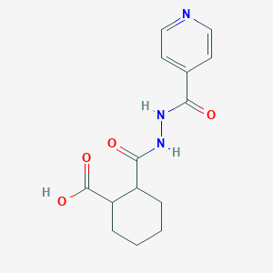 2-[(2-Isonicotinoylhydrazino)carbonyl]cyclohexanecarboxylic acid