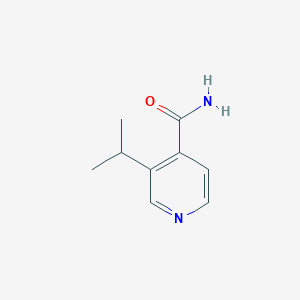 molecular formula C9H12N2O B13658292 3-Isopropylisonicotinamide 