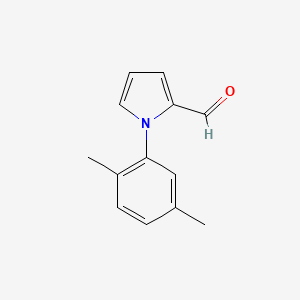 molecular formula C13H13NO B1365832 1-(2,5-dimethylphenyl)-1H-pyrrole-2-carbaldehyde CAS No. 37560-48-8