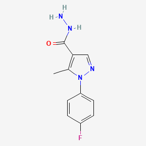 1-(4-Fluorophenyl)-5-methyl-1h-pyrazole-4-carbohydrazide
