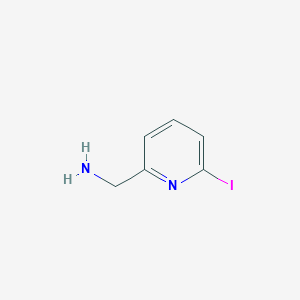 molecular formula C6H7IN2 B13658427 (6-Iodopyridin-2-yl)methanamine 
