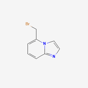molecular formula C8H7BrN2 B13658468 5-(Bromomethyl)imidazo[1,2-a]pyridine 