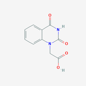 molecular formula C10H8N2O4 B1365873 (2,4-dioxo-3,4-dihydroquinazolin-1(2H)-yl)acetic acid CAS No. 4802-88-4