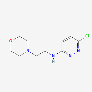 6-chloro-N-(2-morpholin-4-ylethyl)pyridazin-3-amine