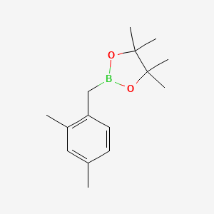 molecular formula C15H23BO2 B13658860 2-(2,4-Dimethylbenzyl)-4,4,5,5-tetramethyl-1,3,2-dioxaborolane 