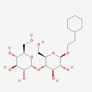 2-(6-(2-Cyclohexylethoxy)-tetrahydro-4,5-dihydroxy-2(hydroxymethyl)-2H-pyran-3-yloxy)-tetrahydro-6(hydroxymethyl)-2H-pyran-3,4,5-triol