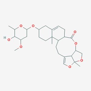 molecular formula C28H40O8 B136590 Cynatratoside A CAS No. 97399-96-7