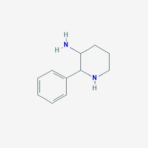molecular formula C11H16N2 B1365913 2-Phenylpiperidin-3-amine 