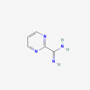 molecular formula C5H6N4 B1365914 Pyrimidine-2-carboximidamide CAS No. 45695-56-5