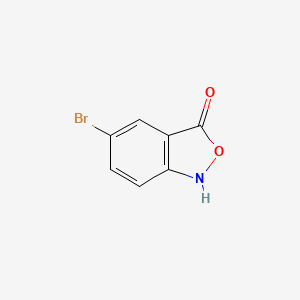 molecular formula C7H4BrNO2 B13659356 5-Bromobenzo[c]isoxazol-3(1H)-one 