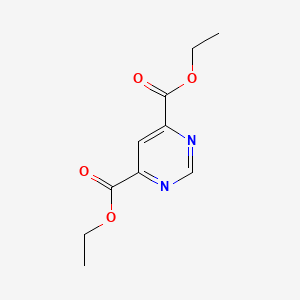 molecular formula C10H12N2O4 B13659363 Diethyl pyrimidine-4,6-dicarboxylate 