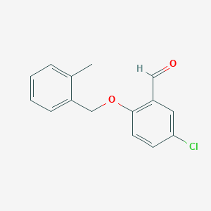 5-Chloro-2-[(2-methylbenzyl)oxy]benzaldehyde