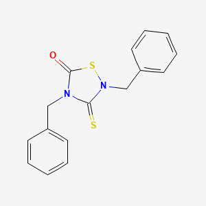2,4-Dibenzyl-5-oxothiadiazolidine-3-thione