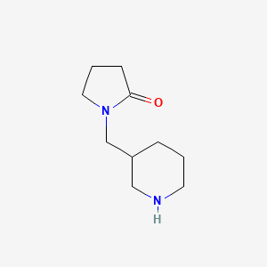 1-(Piperidin-3-ylmethyl)pyrrolidin-2-one