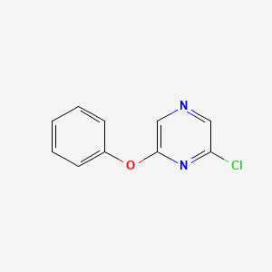 molecular formula C10H7ClN2O B1365962 2-Chloro-6-phenoxypyrazine CAS No. 64383-29-5