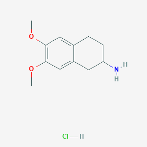 6,7-dimethoxy-1,2,3,4-tetrahydronaphthalen-2-amine Hydrochloride