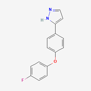3-(4-(4-Fluorophenoxy)phenyl)-1H-pyrazole