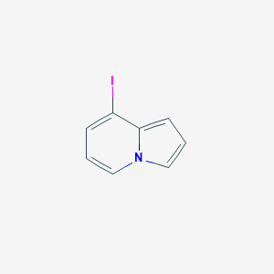 molecular formula C8H6IN B13659771 8-Iodoindolizine 
