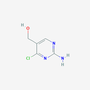 molecular formula C5H6ClN3O B13659856 (2-Amino-4-chloropyrimidin-5-yl)methanol 