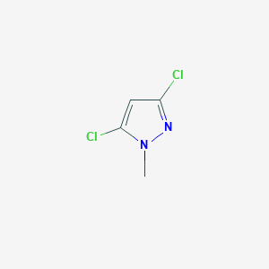 molecular formula C4H4Cl2N2 B136600 3,5-Dichloro-1-methylpyrazole CAS No. 150311-67-4