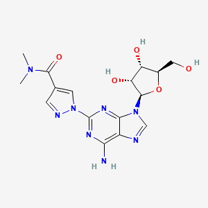 2-[4-(Dimethylaminocarbonyl)-1H-pyrazole-1-yl]adenosine
