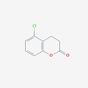 molecular formula C9H7ClO2 B13660026 5-Chlorochroman-2-one 