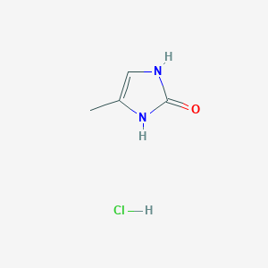 molecular formula C4H7ClN2O B13660035 4-Methyl-1H-imidazol-2(3H)-one hydrochloride 