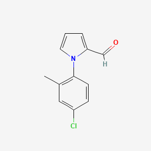 molecular formula C12H10ClNO B1366004 1-(4-chloro-2-methylphenyl)-1H-pyrrole-2-carbaldehyde CAS No. 881040-48-8