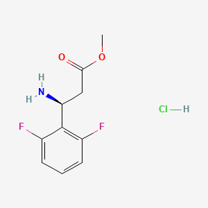 molecular formula C10H12ClF2NO2 B13660060 Methyl (S)-3-amino-3-(2,6-difluorophenyl)propanoate hydrochloride 