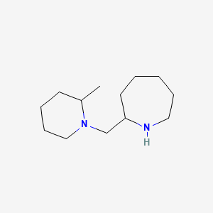molecular formula C13H26N2 B1366008 2-[(2-Methylpiperidin-1-yl)methyl]azepane 
