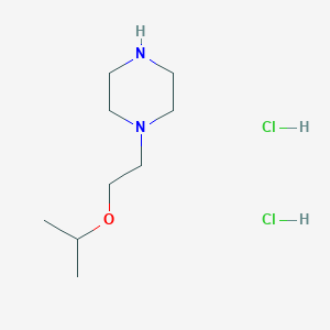 molecular formula C9H22Cl2N2O B13660084 1-(2-Isopropoxyethyl)piperazine dihydrochloride 