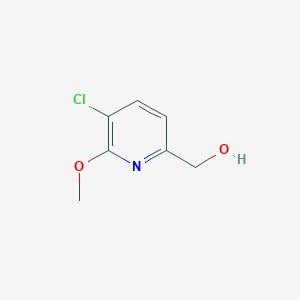molecular formula C7H8ClNO2 B13660098 (5-Chloro-6-methoxypyridin-2-yl)methanol 