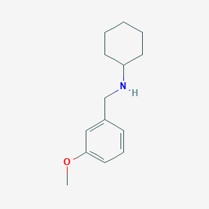 N-[(3-methoxyphenyl)methyl]cyclohexanamine