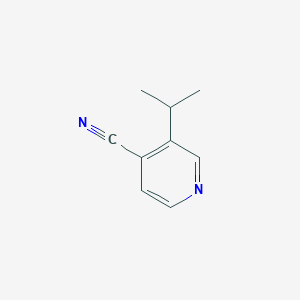 molecular formula C9H10N2 B13660218 3-Isopropylisonicotinonitrile 