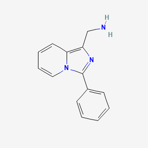 (3-Phenylimidazo[1,5-a]pyridin-1-yl)methanamine