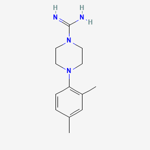 molecular formula C13H20N4 B1366038 4-(2,4-Dimethylphenyl)piperazine-1-carboximidamide 