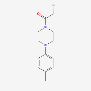 molecular formula C13H17ClN2O B1366039 2-Chloro-1-[4-(4-methylphenyl)piperazin-1-yl]ethanone 