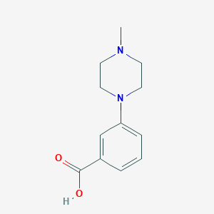 molecular formula C12H16N2O2 B1366042 3-(4-甲基哌嗪-1-基)苯甲酸 CAS No. 215309-01-6