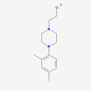 molecular formula C14H22N2O B1366043 2-[4-(2,4-Dimethylphenyl)piperazin-1-yl]ethanol 