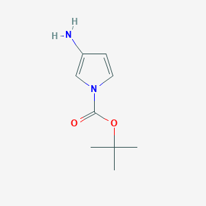 molecular formula C9H14N2O2 B13660738 N-boc-3-aminopyrrole CAS No. 465539-66-6