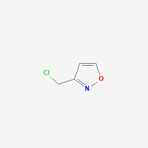 molecular formula C4H4ClNO B1366078 3-(Chloromethyl)isoxazole CAS No. 57684-71-6