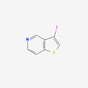 molecular formula C7H4INS B13660787 3-Iodothieno[3,2-c]pyridine 