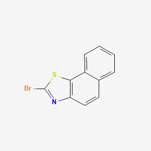 molecular formula C11H6BrNS B13660788 2-Bromonaphtho[2,1-d]thiazole 