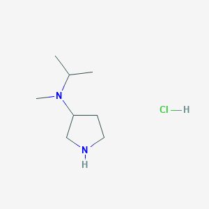 molecular formula C8H19ClN2 B13660804 N-Isopropyl-N-methylpyrrolidin-3-amine hydrochloride 