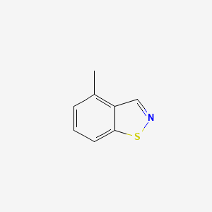 molecular formula C8H7NS B13660814 4-Methylbenzo[d]isothiazole 