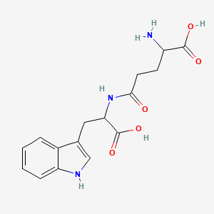 molecular formula C16H19N3O5 B13660817 gamma-Glu-Trp 